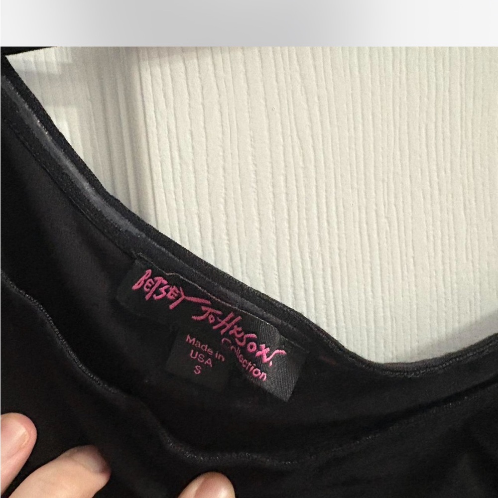 Betsey Johnson Black Chemise
